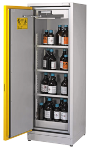 Safety cabinet for resins and flammable liquids